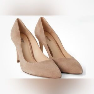 NWOT L'agence Nude Suede Heels size 6